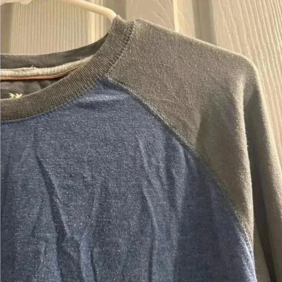 Outdoor Life Mens blue shirt with  Raglan Sleeves in gray size Large - Picture 8 of 9